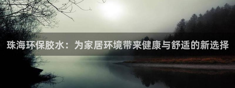 usdt持币查询：珠海环保胶水：为家居环境带来健康与舒适的新